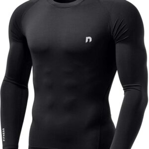 NEVER LOSE Compression Swimming TShirt Full Sleevs for Men